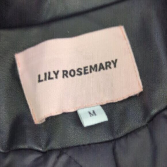 Faux leather crop moto jacket - Picture 6 of 7